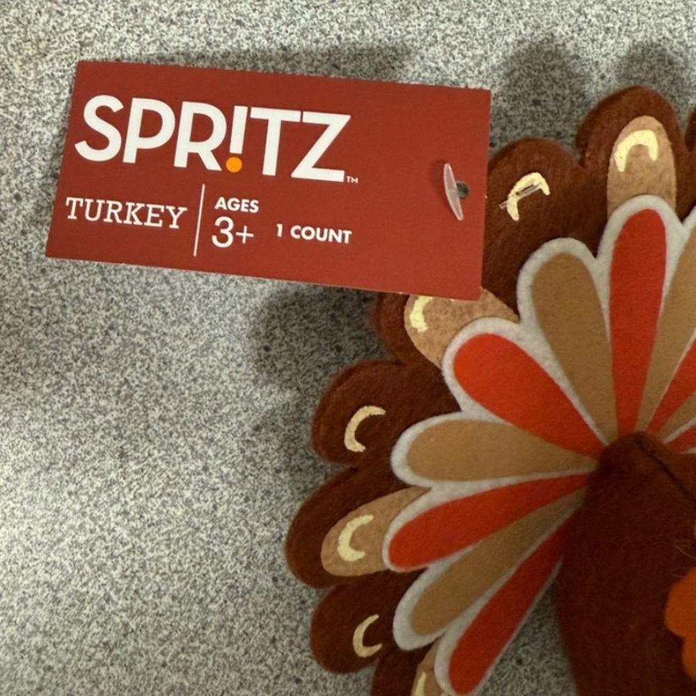 Festive Felt Turkey Decorations (Set Of 3) - Picture 3 of 3